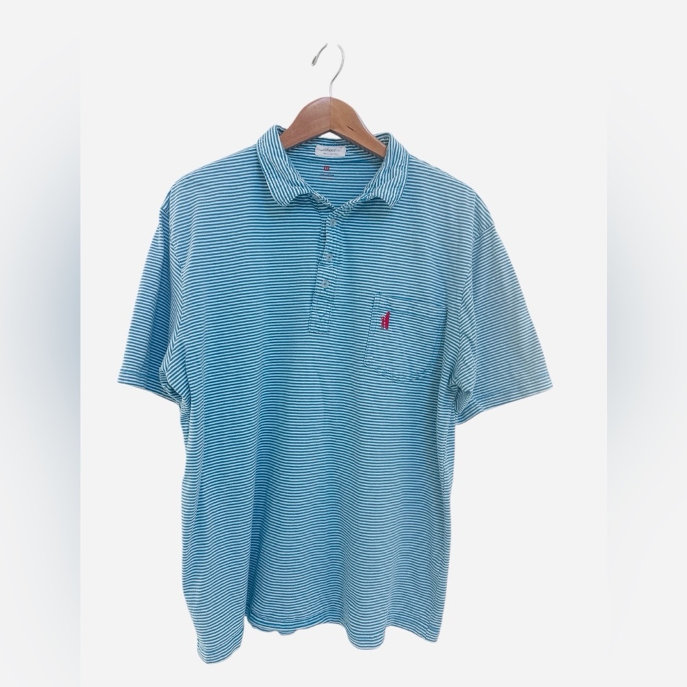 Johnnie O Men’s Striped Golf Polo Size XL